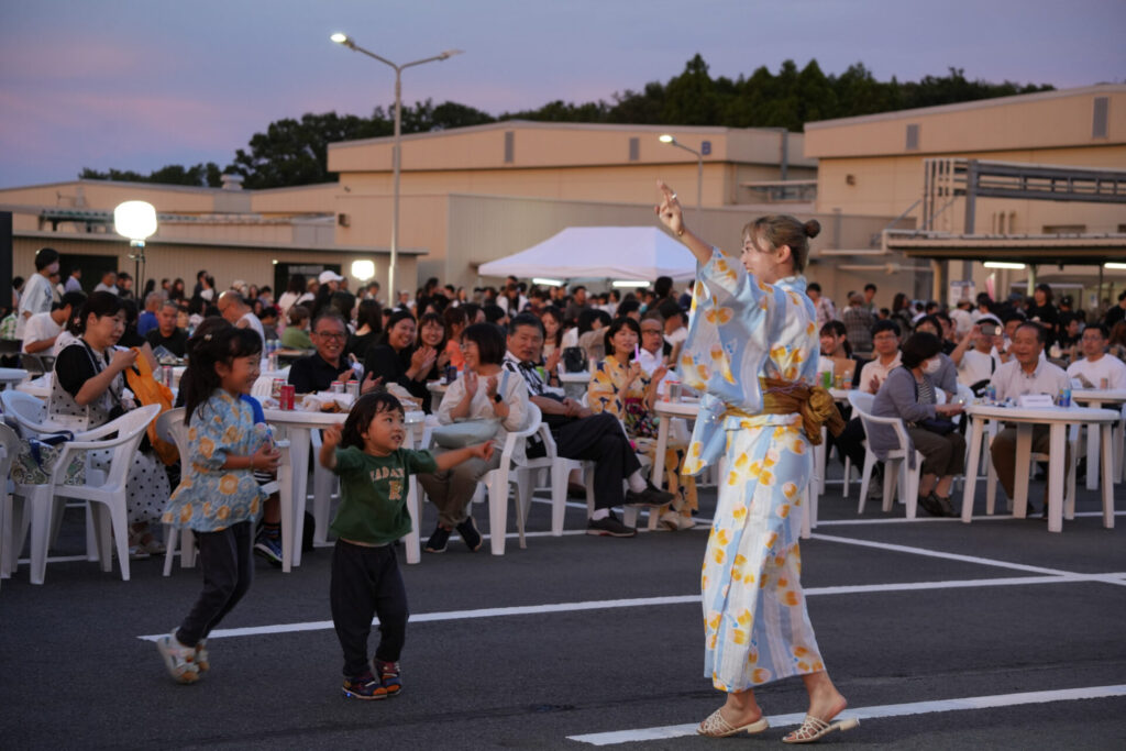 福島清香さんと観客